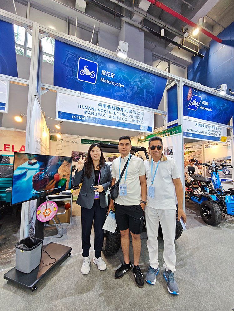 泰油谷集团绿驰新能源UTV车亮相第138届广交会