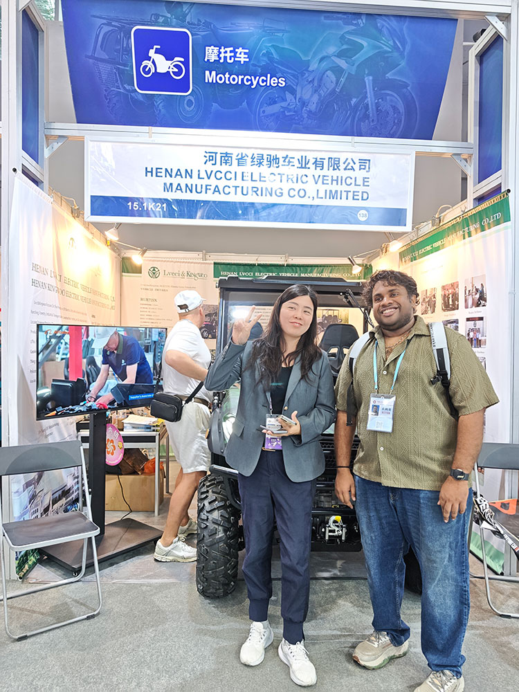 泰油谷集团绿驰新能源UTV车亮相第138届广交会