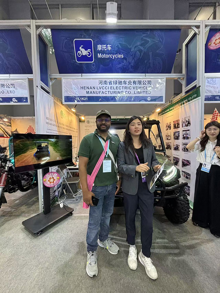 泰油谷集团绿驰新能源UTV车亮相第138届广交会