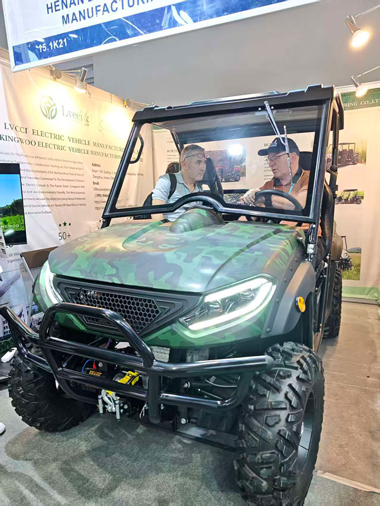 泰油谷集团绿驰新能源UTV车亮相第138届广交会
