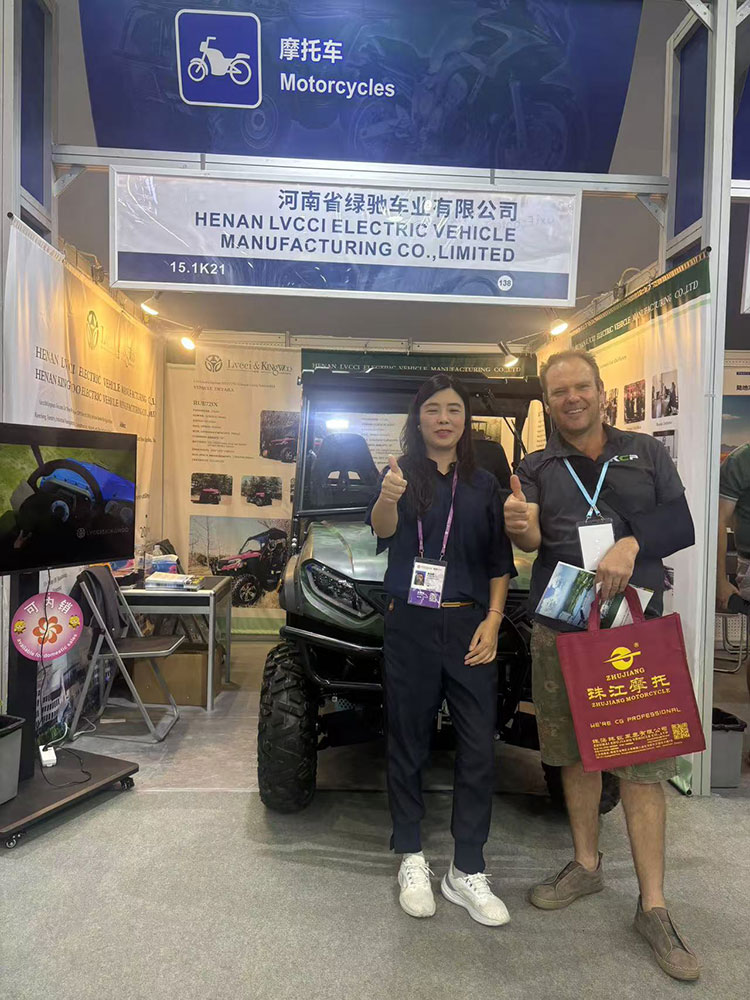 泰油谷集团绿驰新能源UTV车亮相第138届广交会