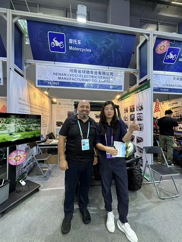泰油谷集团绿驰新能源UTV车亮相第138届广交会