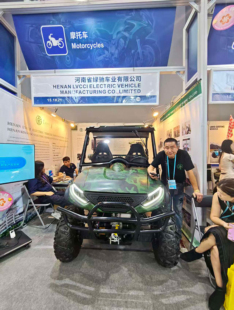 泰油谷集团绿驰新能源UTV车亮相第138届广交会