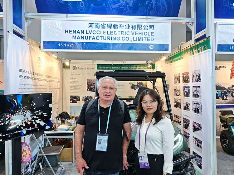 泰油谷集团绿驰新能源UTV车亮相第138届广交会