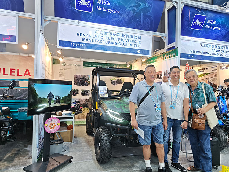 泰油谷集团绿驰新能源UTV车亮相第138届广交会