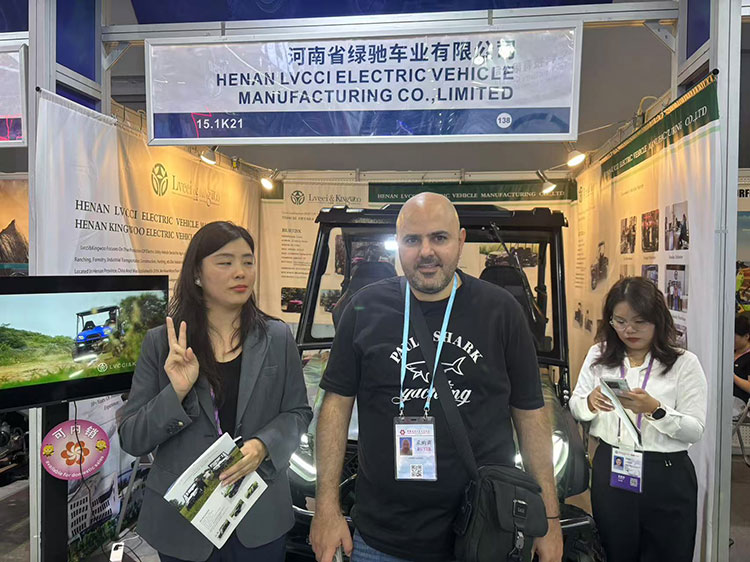 泰油谷集团绿驰新能源UTV车亮相第138届广交会