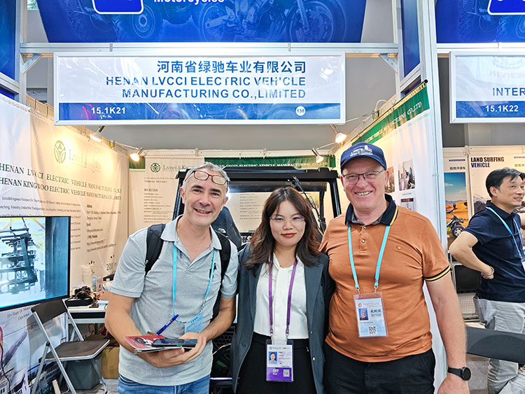 泰油谷集团绿驰新能源UTV车亮相第138届广交会