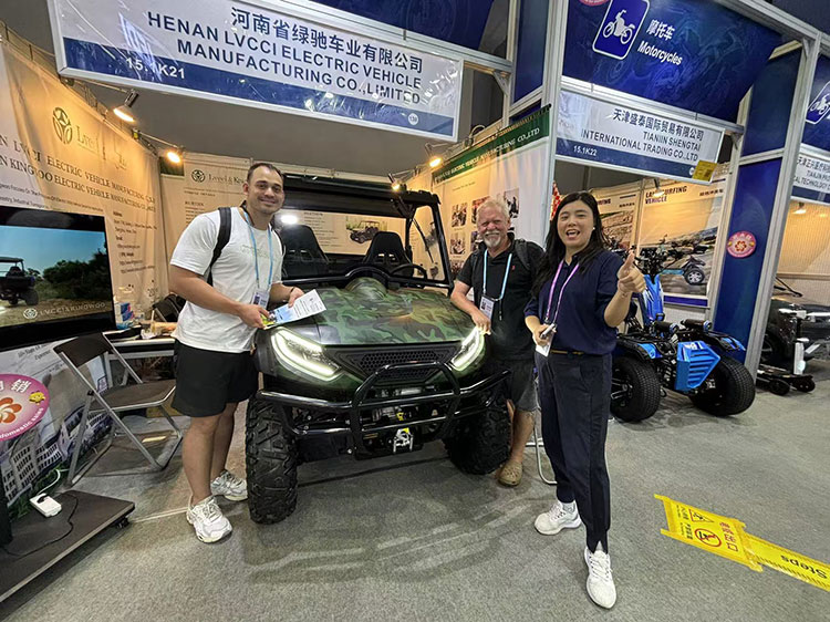 泰油谷集团绿驰新能源UTV车亮相第138届广交会