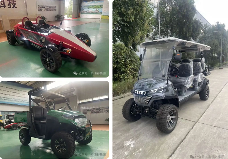 泰油谷集团绿驰新能源UTV车亮相第138届广交会