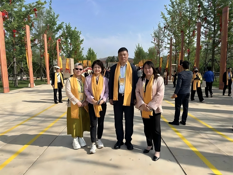 郑定辉参加丙午年黄帝故里举行的世界华人"三月三，祭轩辕"大型活动